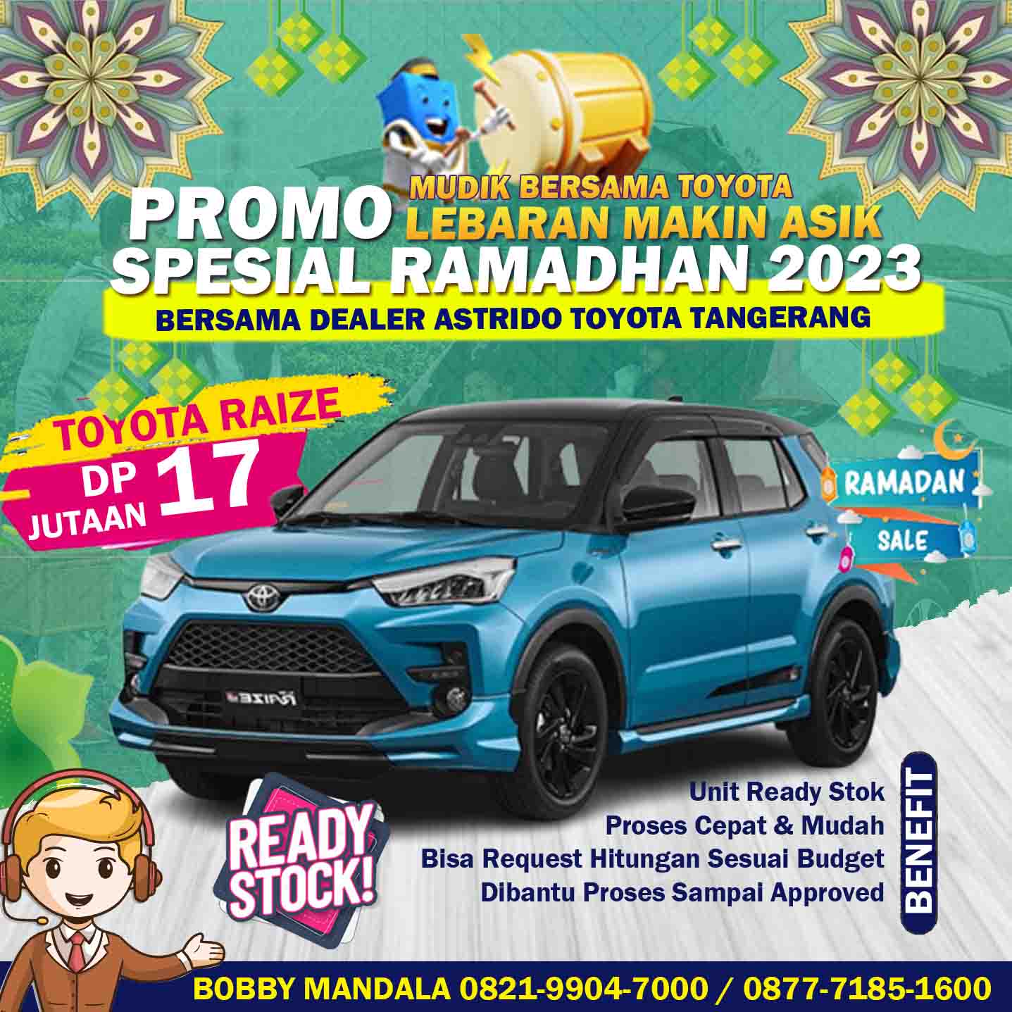 Gebyar Promo Toyota Raize DP 17 Jutaan Spesial Ramadhan - Dealer Astrido Toyota Tangerang